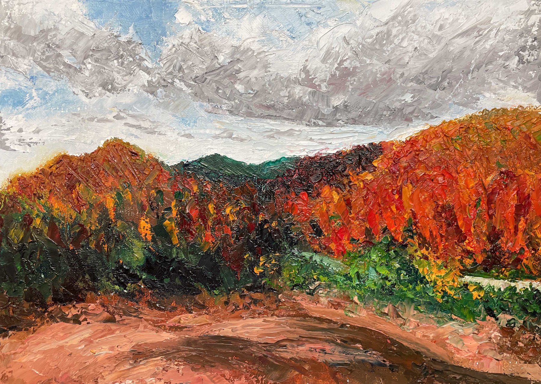 Shadow On Red Hill